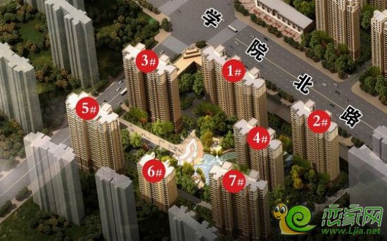 阿爾卡迪亞陽(yáng)光苑鳥瞰圖
