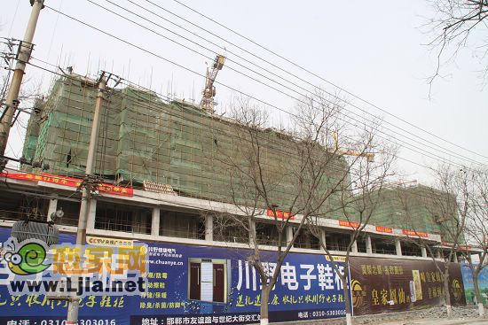 青城逸園施工現(xiàn)場（2011.4.8）