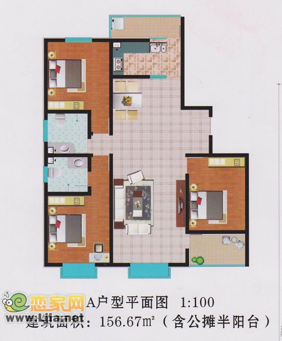 面積：156.67平米