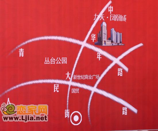 力天鳳凰城區(qū)位圖