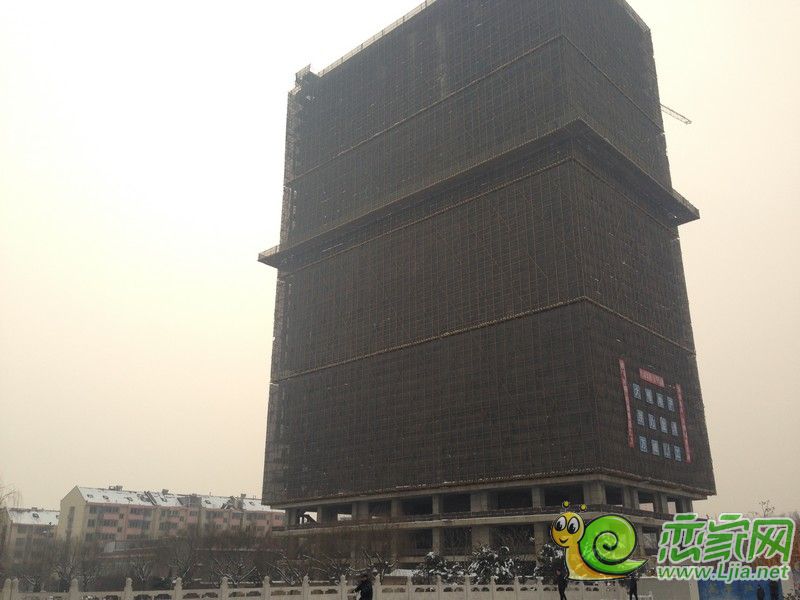 濱河世紀(jì)大廈實(shí)景圖（2014.2.8）