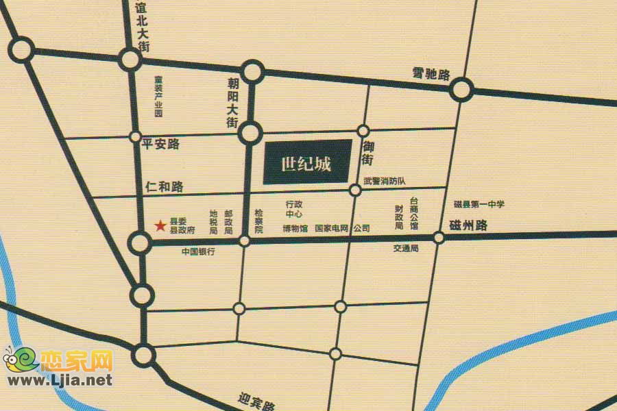 世紀(jì)城位置圖