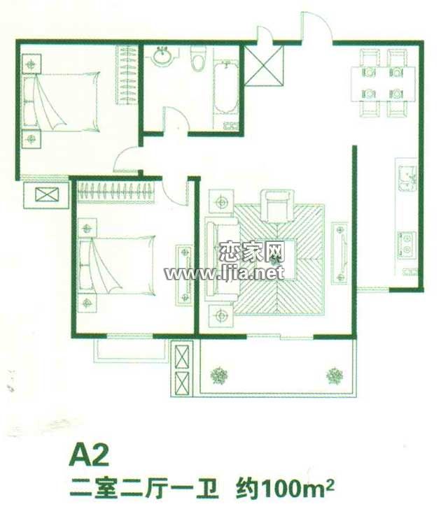 天澤園戶(hù)型圖