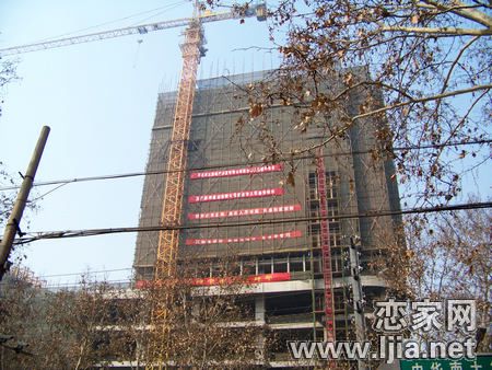 峰尚國(guó)際施工現(xiàn)場(chǎng)（2010.2.22）