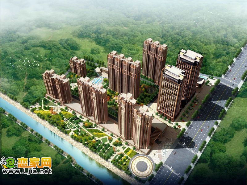 卓冠美景城鳥瞰圖