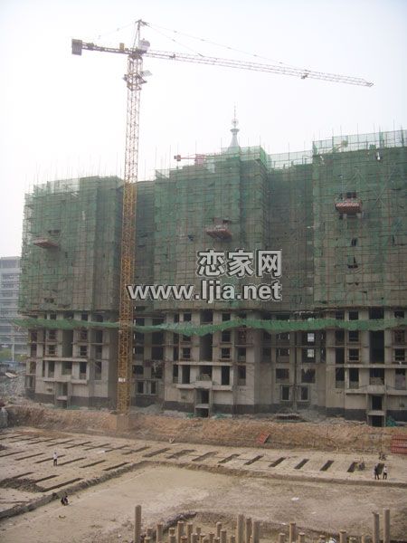 萬浩楓景施工現(xiàn)場