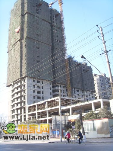 邯鄲蘭庭華府工地現(xiàn)場施工圖（2010.12.30）
