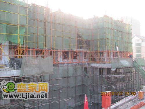 安聯(lián)水晶坊工地施工圖（2011.1.12）
