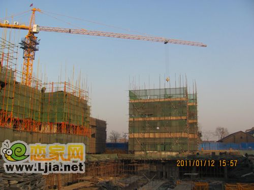 安聯(lián)水晶坊工地施工圖（2011.1.12）