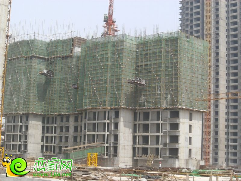 錦繡江南3#樓工地實景（2013.06.26）