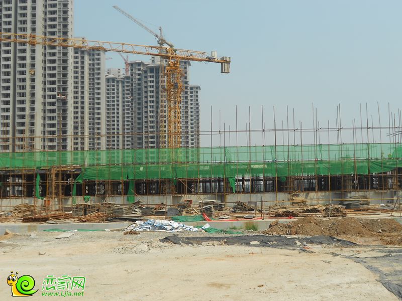 錦繡江南在建幼兒園工地實景（2013.08.20）
