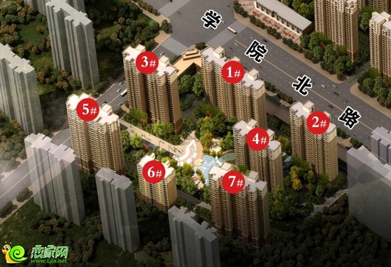 阿爾卡迪亞陽(yáng)光苑鳥(niǎo)瞰圖