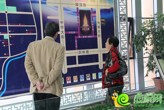 客戶觀看項目區(qū)位圖