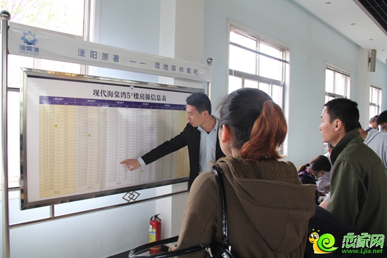 正在細(xì)心挑選戶型的海棠灣業(yè)主