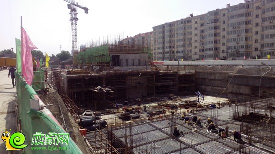 宜家花園6#樓開始建地上1層