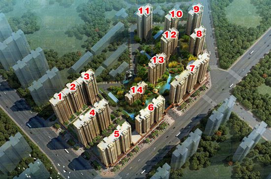 上都名苑樓座圖