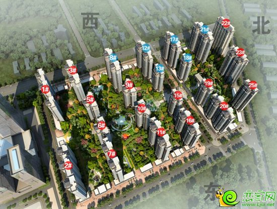 錦繡江南樓座標(biāo)注圖