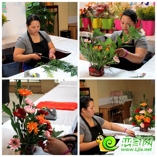 花藝師現(xiàn)場(chǎng)表演