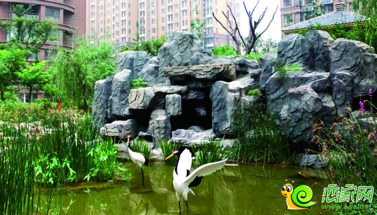 榮盛·阿爾卡迪亞園林實景