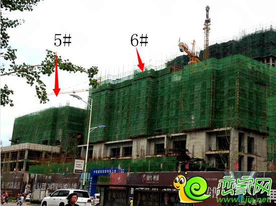 現(xiàn)代奧城6#、7#樓實景圖（2014.8.6）