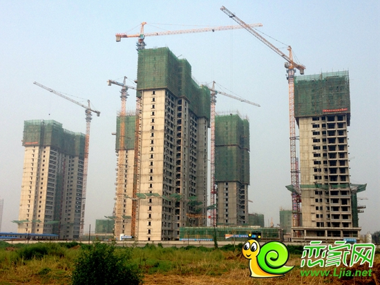 項(xiàng)目東區(qū)實(shí)景圖（2014.8.18）