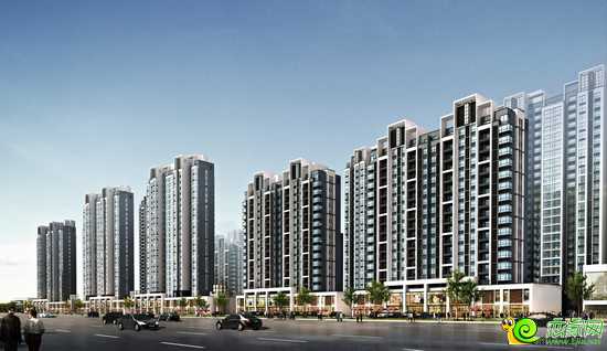 榮盛·江南錦苑街景人視圖