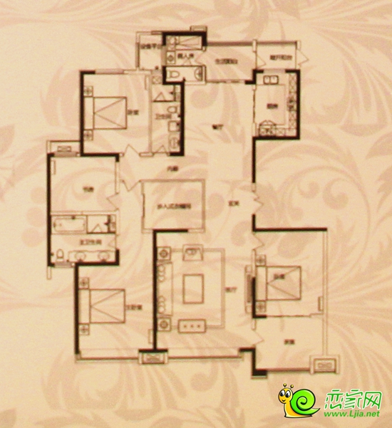 243㎡四室二廳二衛(wèi)