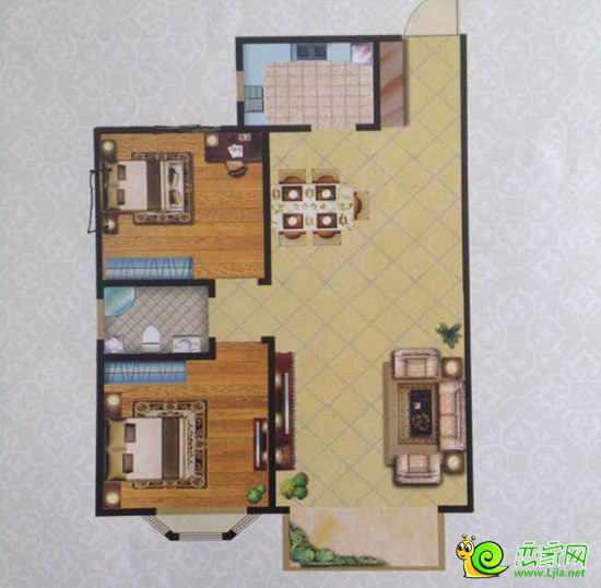 創(chuàng)鑫陽(yáng)光歐尚的戶型  112.03平方米