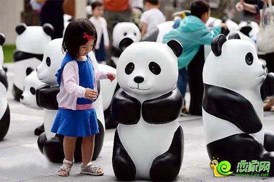 熊貓展示意圖