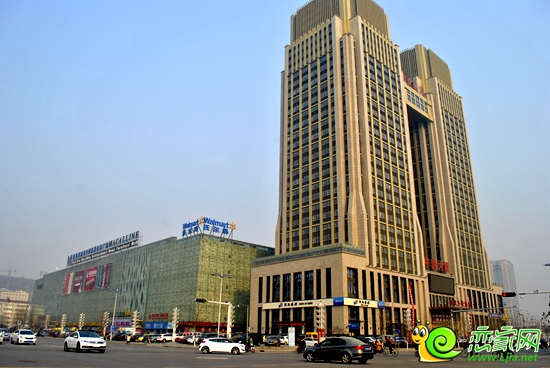 中道大廈和沃爾瑪、紅星美凱龍示意圖