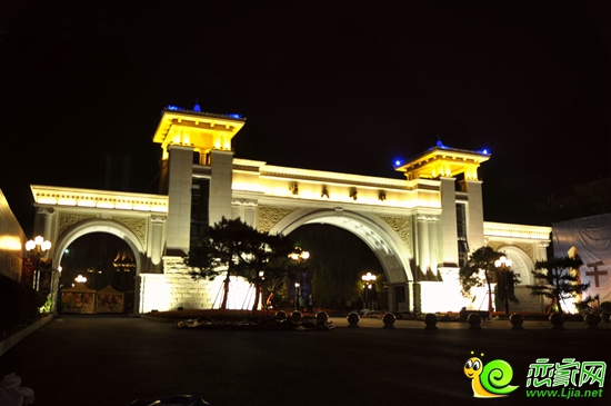 恒大名都西門夜景實景圖