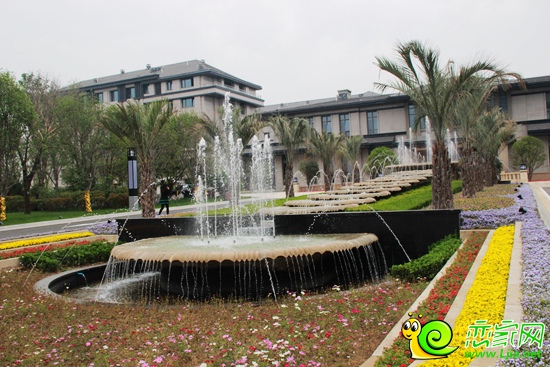 陽光東尚會所園林實景圖