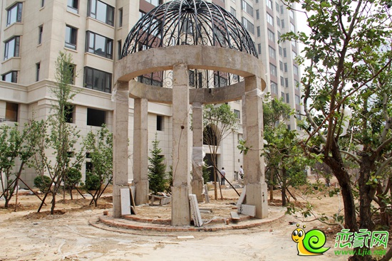 御趙金臺(tái)園林正在建設(shè)中