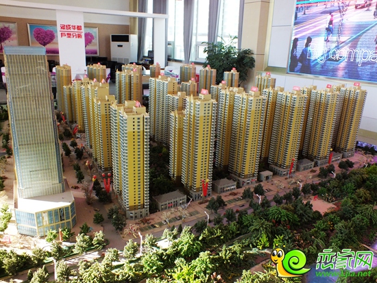 漢成華都沙盤效果圖