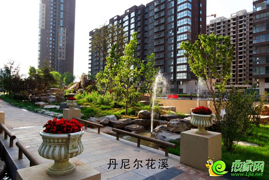 華信山水文苑一期園林實景