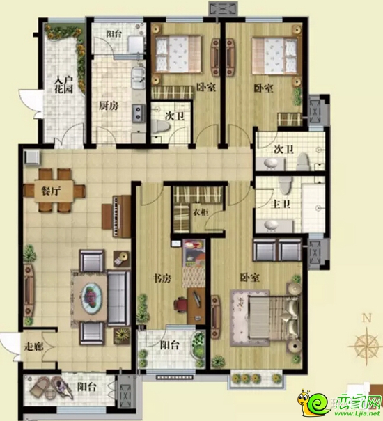 現(xiàn)代·頤和苑精品戶型賞析
