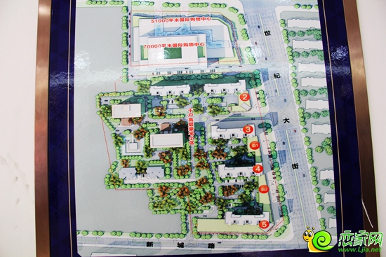 鑫都匯鳥(niǎo)瞰圖樓棟標(biāo)示圖