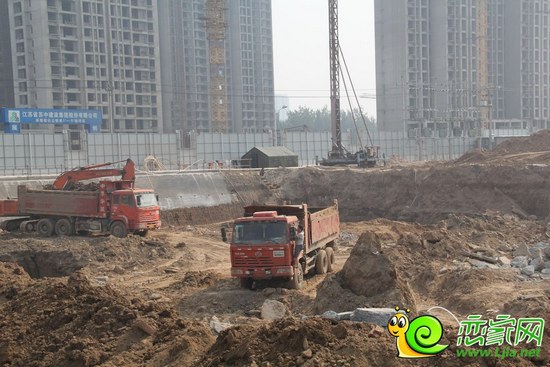 江城首邑工地實景圖
