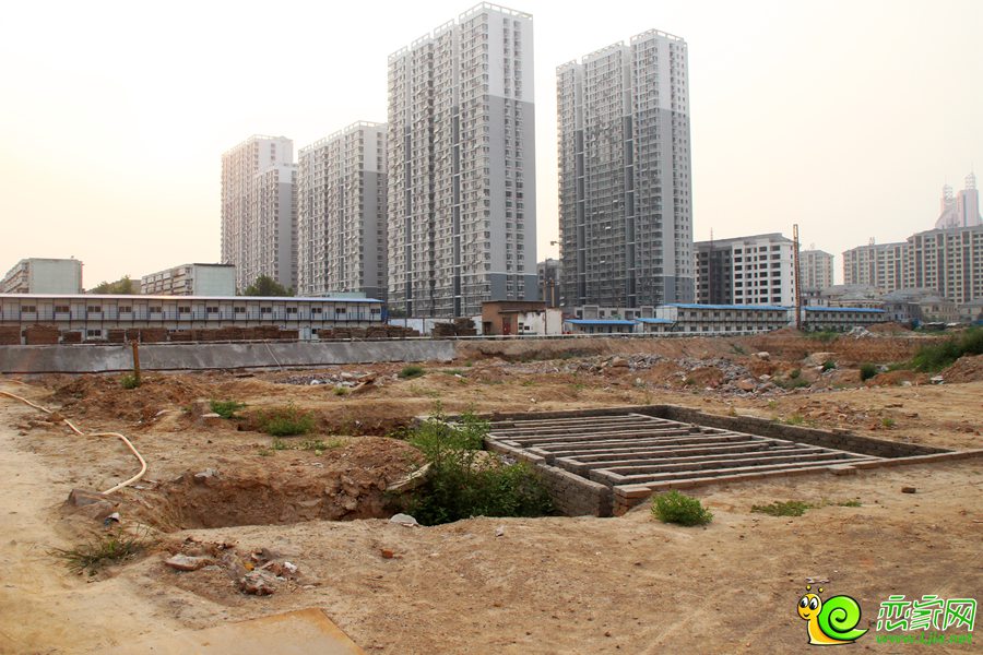 萬達(dá)公館工地實(shí)景圖