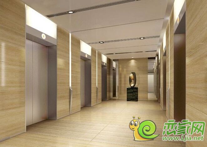 寫字樓電梯間示意圖