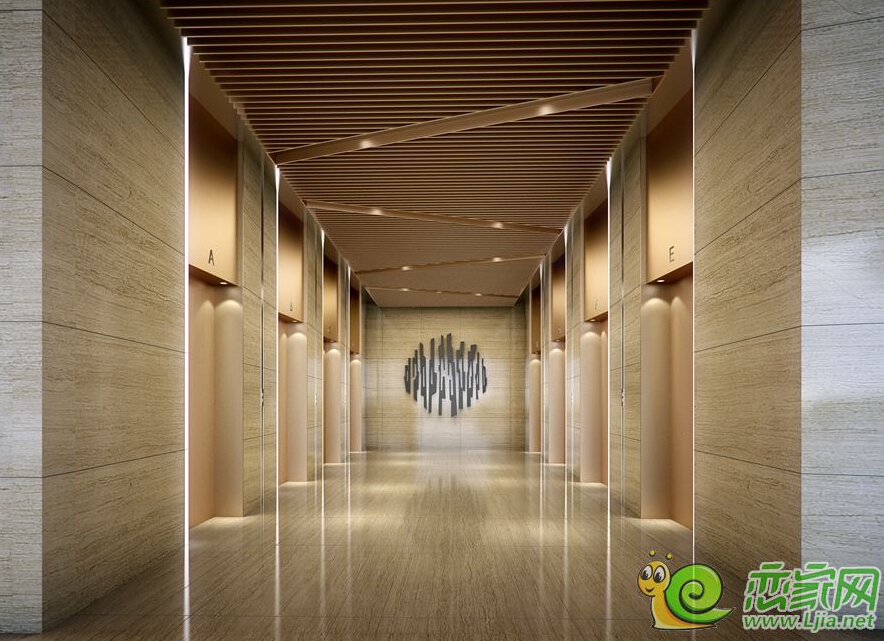 商業(yè)寫字樓電梯間示意圖