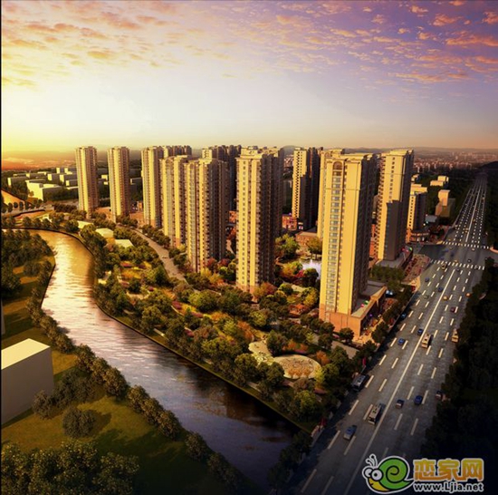 現(xiàn)代滏陽原著“一湖兩河三公園”的景觀體系