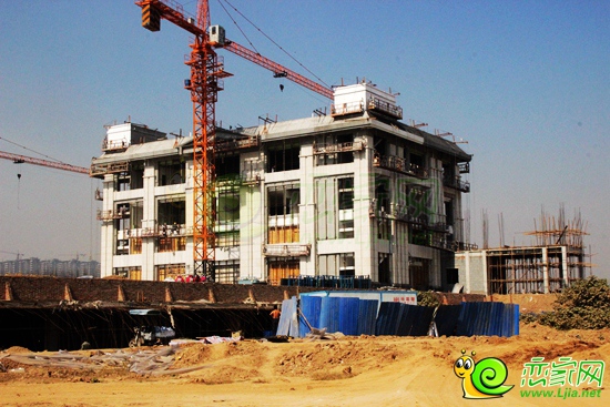 北湖十六峯在建營銷中心實景圖