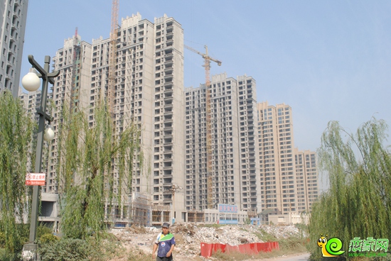 美的城三期進(jìn)度實(shí)景圖