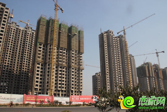 江南錦苑施工實(shí)景圖