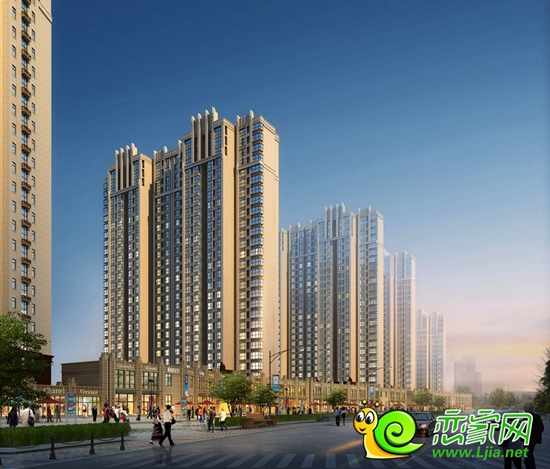 美的城沿街效果圖