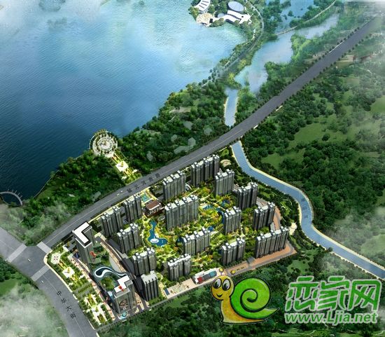 北湖十六峯鳥瞰圖