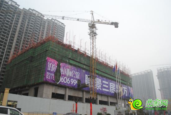 鉑爾縵國(guó)際公館施工現(xiàn)場(chǎng)
