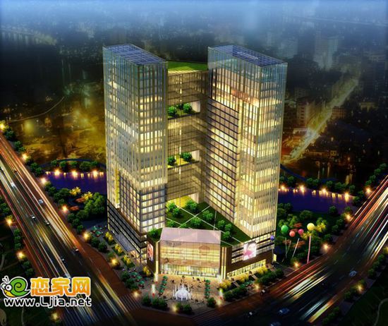 鹿城國際鳥瞰效果圖