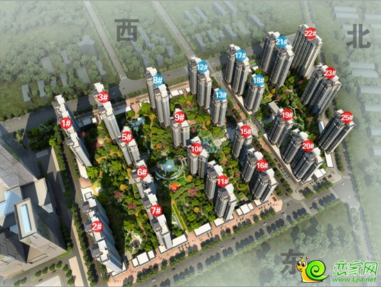 錦繡江南樓棟分布圖